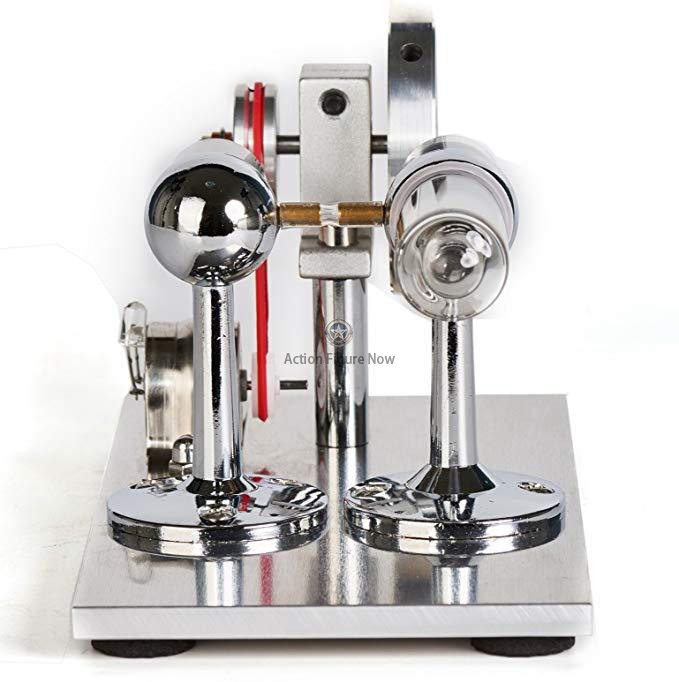 Enginediy Colorful LED Educational Stirling Engine Model with Electricity Generator
