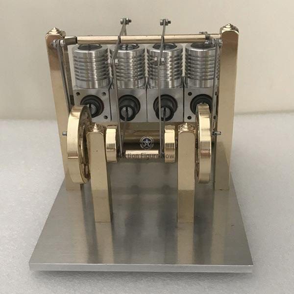 4-Cylinder Balance Stirling Engine Model Kit - Enginediy