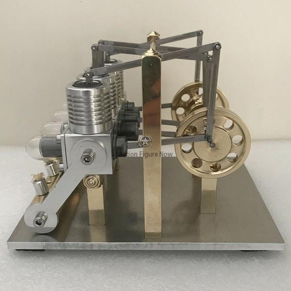 4-Cylinder Balance Stirling Engine Model Kit - Enginediy