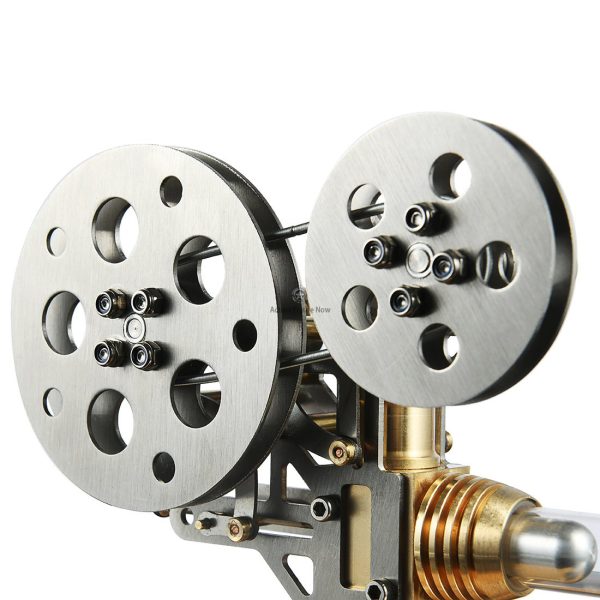 Stirling Engine Kit: Nostalgic Film Projector Design External Combustion Engine Model