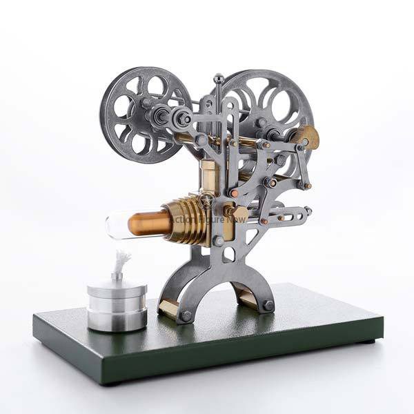 Stirling Engine Film Projector Model Kit - External Combustion Engine with Metal Base, Perfect Gift Stirling Engine Film Projector Model Kit - External Combustion Engine with Metal Base, Perfect Gift