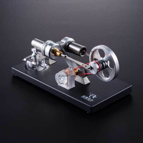 Stirling Engine Generator Kit - Unassembled DIY Model with 4 LED Lights Stirling Engine Generator Kit - Unassembled DIY Model with 4 LED Lights