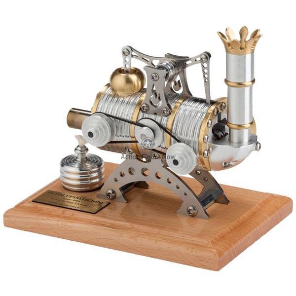 Enginediy Stirling Engine Kit - 2500RPM Velocity High-Precision Boiler Design Assembly Mechanism