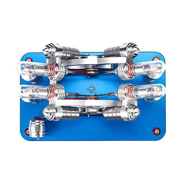 4-Cylinder External Combustion Stirling Engine Model (V4) 4-Cylinder External Combustion Stirling Engine Model (V4)