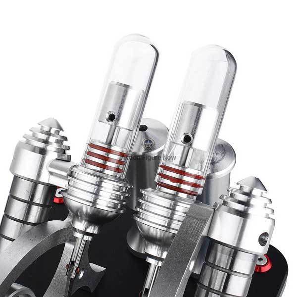 4-Cylinder External Combustion Stirling Engine Model (V4) 4-Cylinder External Combustion Stirling Engine Model (V4)