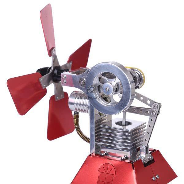 Stirling Engine Model with Windmill Fan Stirling Engine Model with Windmill Fan