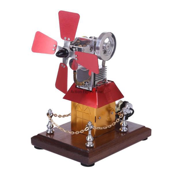 Stirling Engine Model with Windmill Fan Stirling Engine Model with Windmill Fan