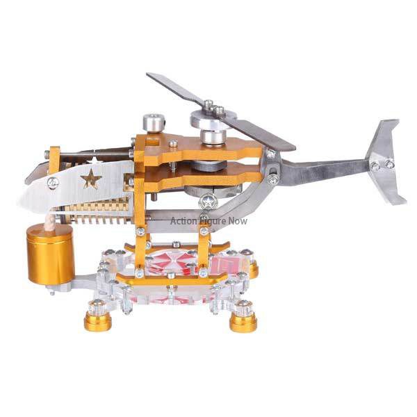 Stirling Engine with Helicopter Vacuum Engine Educational Model Stirling Engine with Helicopter Vacuum Engine Educational Model