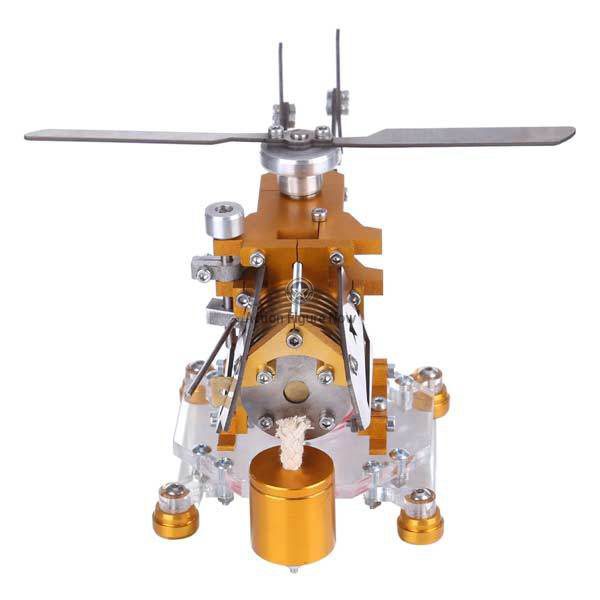 Stirling Engine with Helicopter Vacuum Engine Educational Model Stirling Engine with Helicopter Vacuum Engine Educational Model