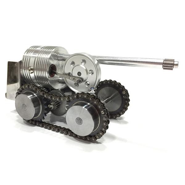 Stirling Engine Kit - Tank Motor Model | External Combustion Engine Gift Collection