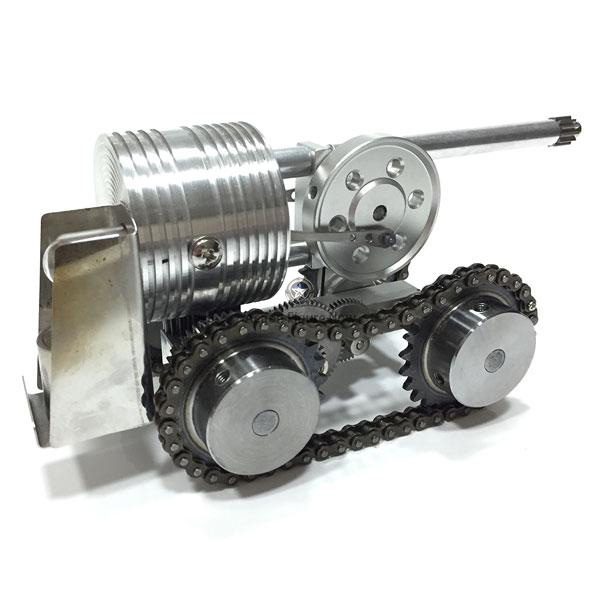 Stirling Engine Kit with Tank Engine Motor - External Combustion Engine Gift Collection