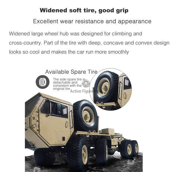 1/12 Toyan Military Truck RWD RC Car: 4-Stroke Methanol Engine Off-Road Vehicle