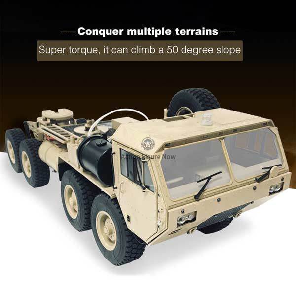 1/12 Toyan Military Truck RWD RC Car: 4-Stroke Methanol Engine Off-Road Vehicle