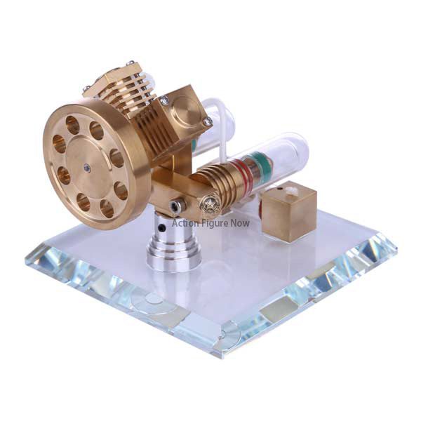 Stirling Engine Kit: Free Piston 2-Cylinder Engine Generator Model Toy Stirling Engine Kit: Free Piston 2-Cylinder Engine Generator Model Toy