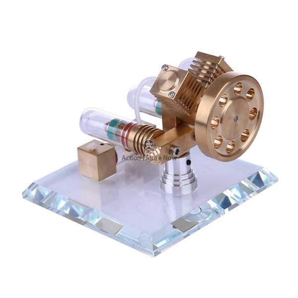 Stirling Engine Kit: Free Piston Engine 2-Cylinder Model