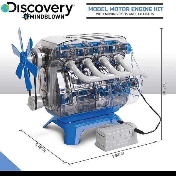 V4 Engine Model Building Kit - Build and Learn with Ed-Q - STEM Educational Toy V4 Engine Model Building Kit - Build and Learn with Ed-Q - STEM Educational Toy