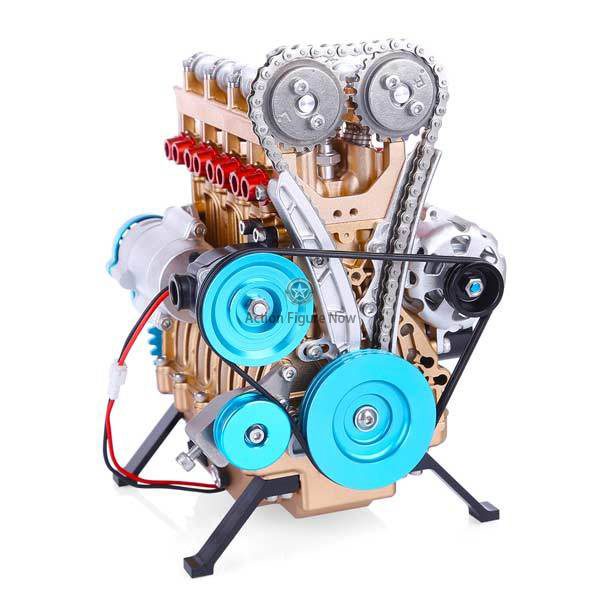 4-Cylinder Car Engine Building Kit | Assembled Engine Model | DIY Kit for Adults 4-Cylinder Car Engine Building Kit | Assembled Engine Model | DIY Kit for Adults