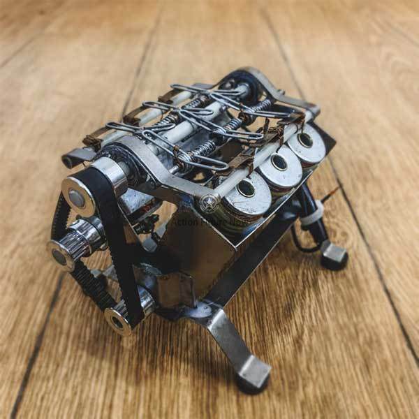 V6 Electromagnetic Motor & Engine - 12V DIY Science Project Generator V6 Electromagnetic Motor & Engine - 12V DIY Science Project Generator