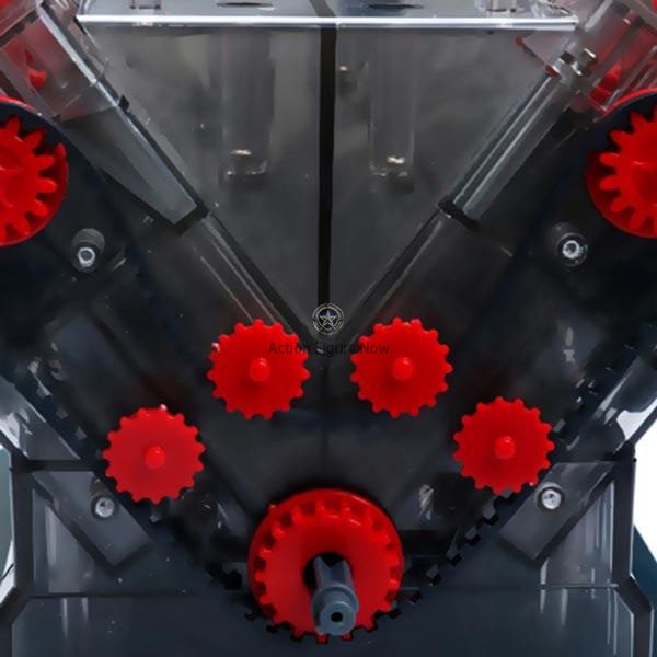DIY V8 Engine Model Kit - Educational STEM Science Toy