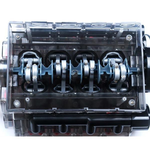 DIY V8 Engine Model Kit - Educational STEM Science Toy