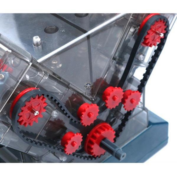 DIY V8 Engine Model Kit - Educational STEM Science Toy