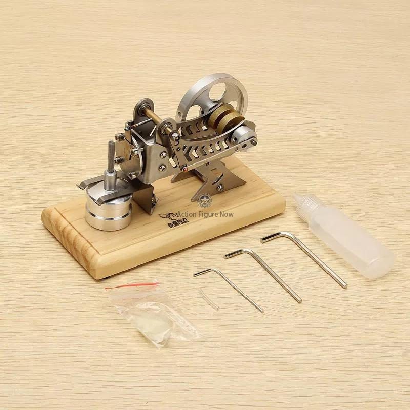Stirling Engine Model with Flame Licker Engine Motor Base Stirling Engine Model with Flame Licker Engine Motor Base