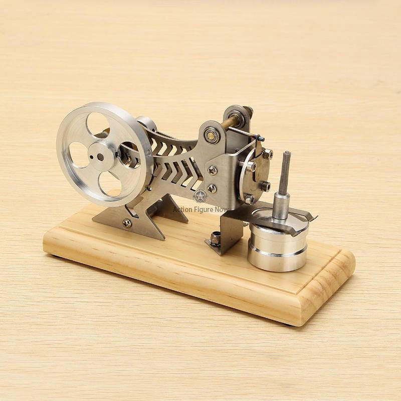 Stirling Engine Model with Flame Licker Engine Motor Base