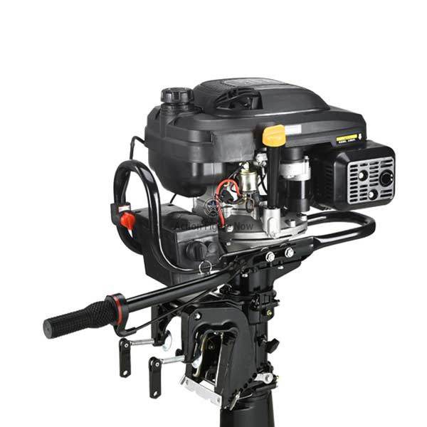 7.5HP 4-Stroke Outboard Boat Motor with 196cc Air-cooled Engine