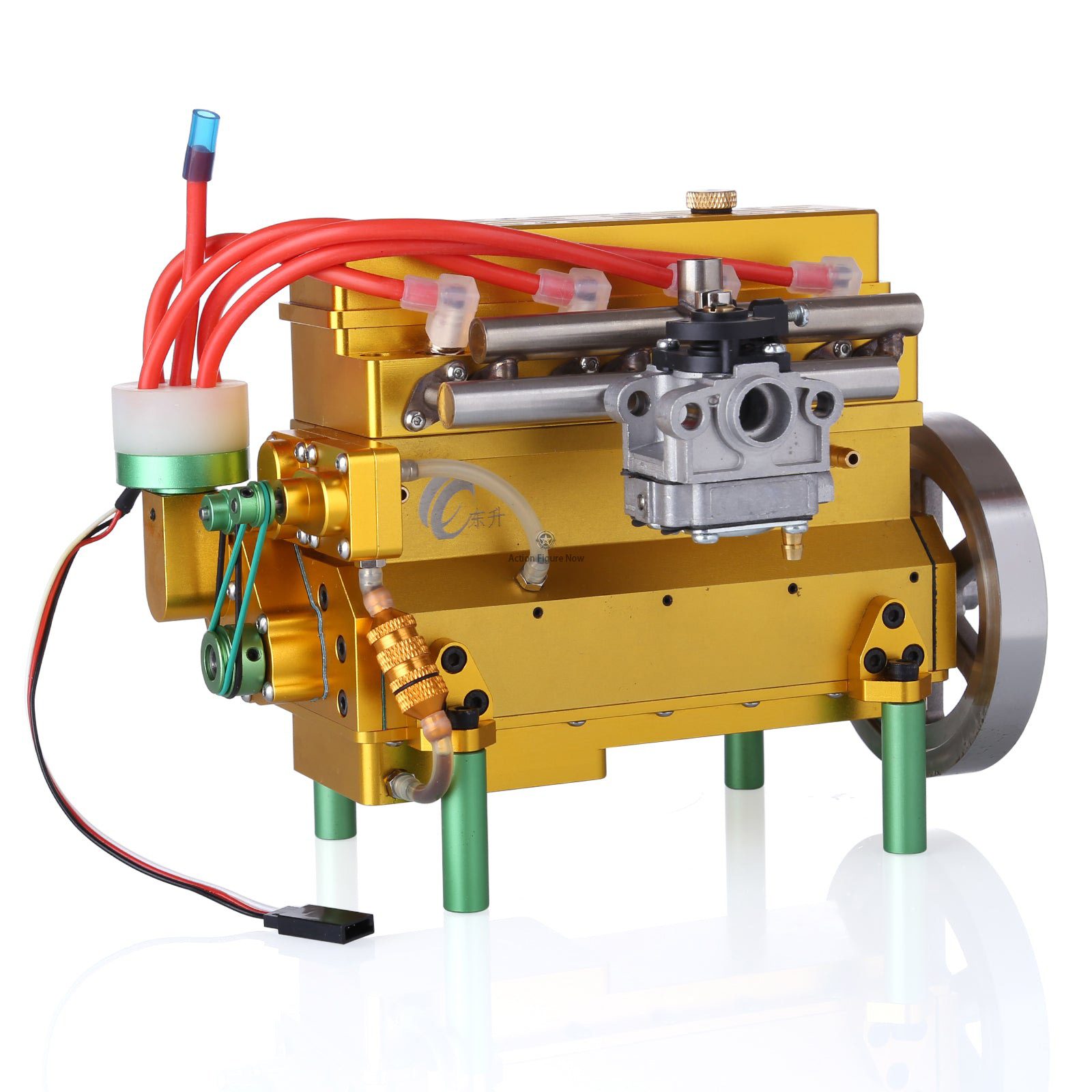 32cc Inline-4 Water-Cooled Petrol Engine for 1:5 Scale RC Car, Boat, and Airplane 32cc Inline-4 Water-Cooled Petrol Engine for 1:5 Scale RC Car, Boat, and Airplane