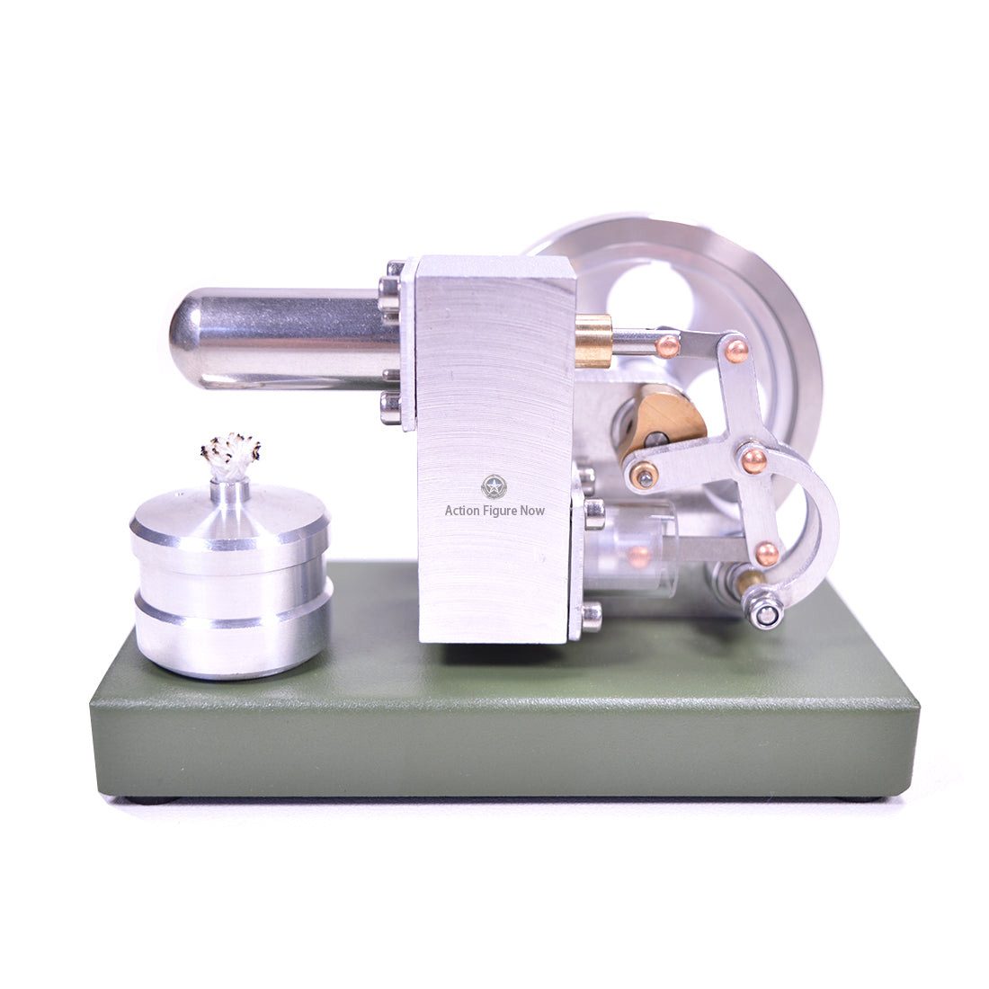 ENJOMOR Mini Alpha-Type Stirling Engine Model - STEM Education Toy ENJOMOR Mini Alpha-Type Stirling Engine Model - STEM Education Toy