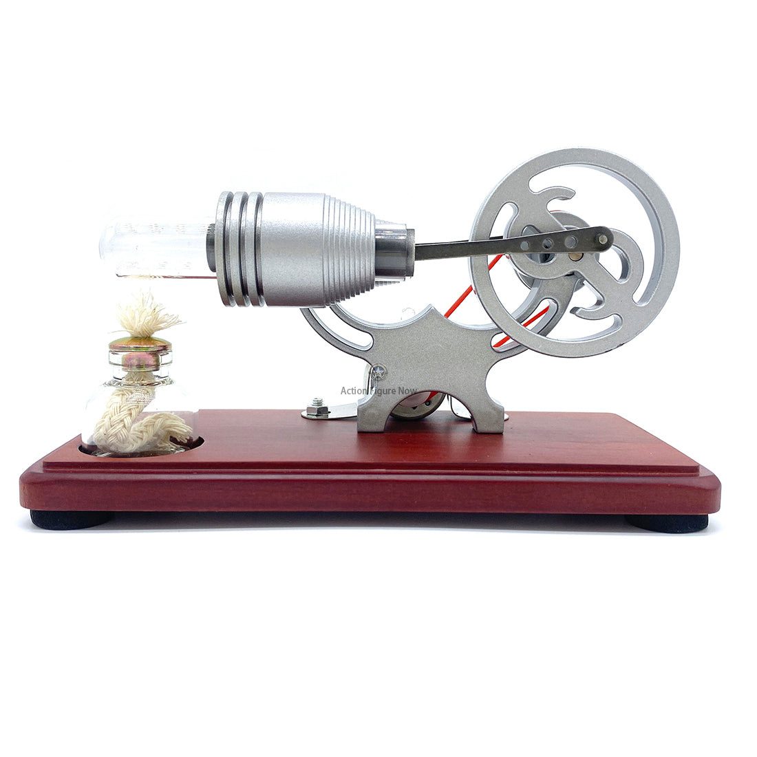 Stirling Engine Generator Model Y: Educational Retro Science Toy with LED Illumination Stirling Engine Generator Model Y: Educational Retro Science Toy with LED Illumination