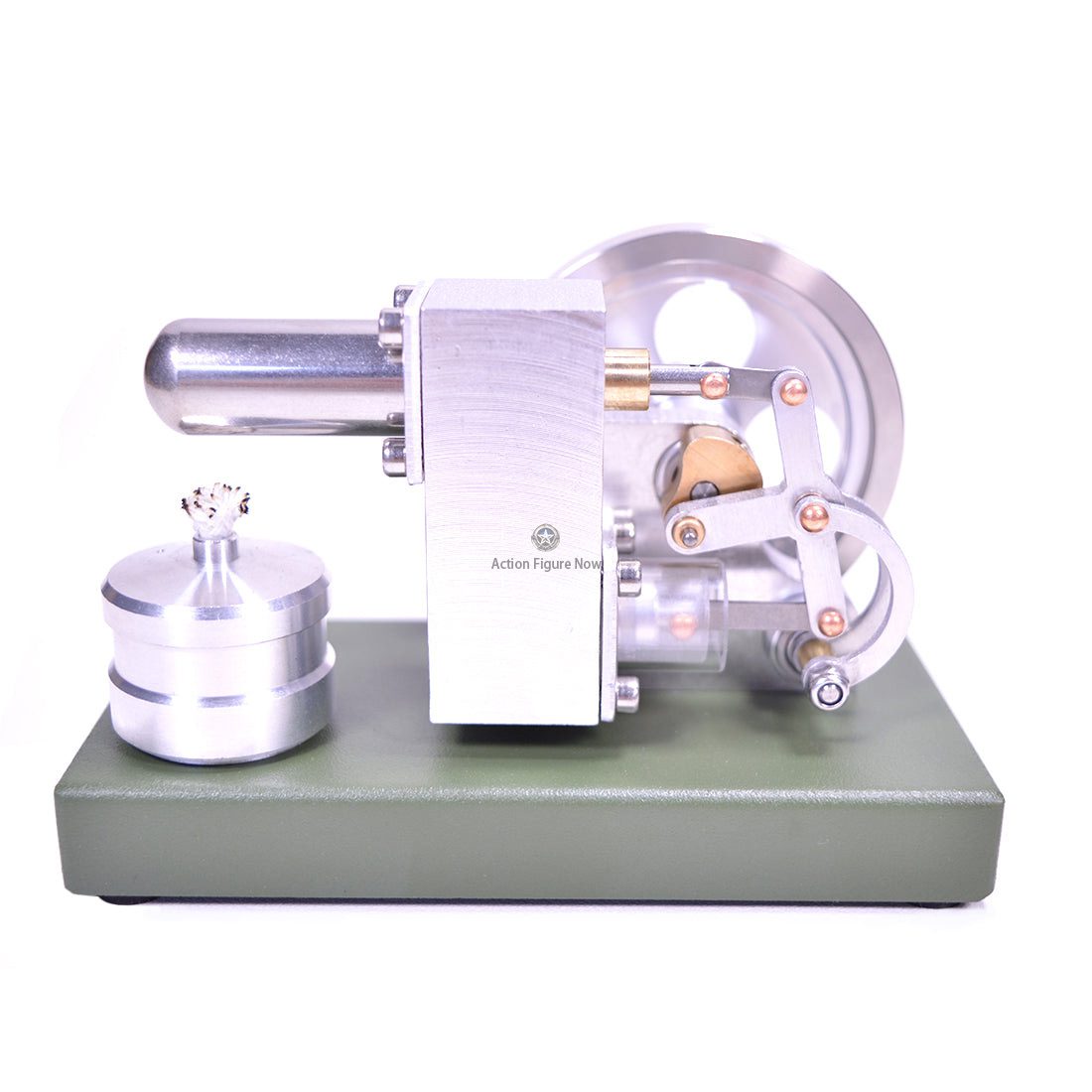 ENJOMOR Mini Alpha-Type Stirling Engine Model - STEM Education Toy ENJOMOR Mini Alpha-Type Stirling Engine Model - STEM Education Toy