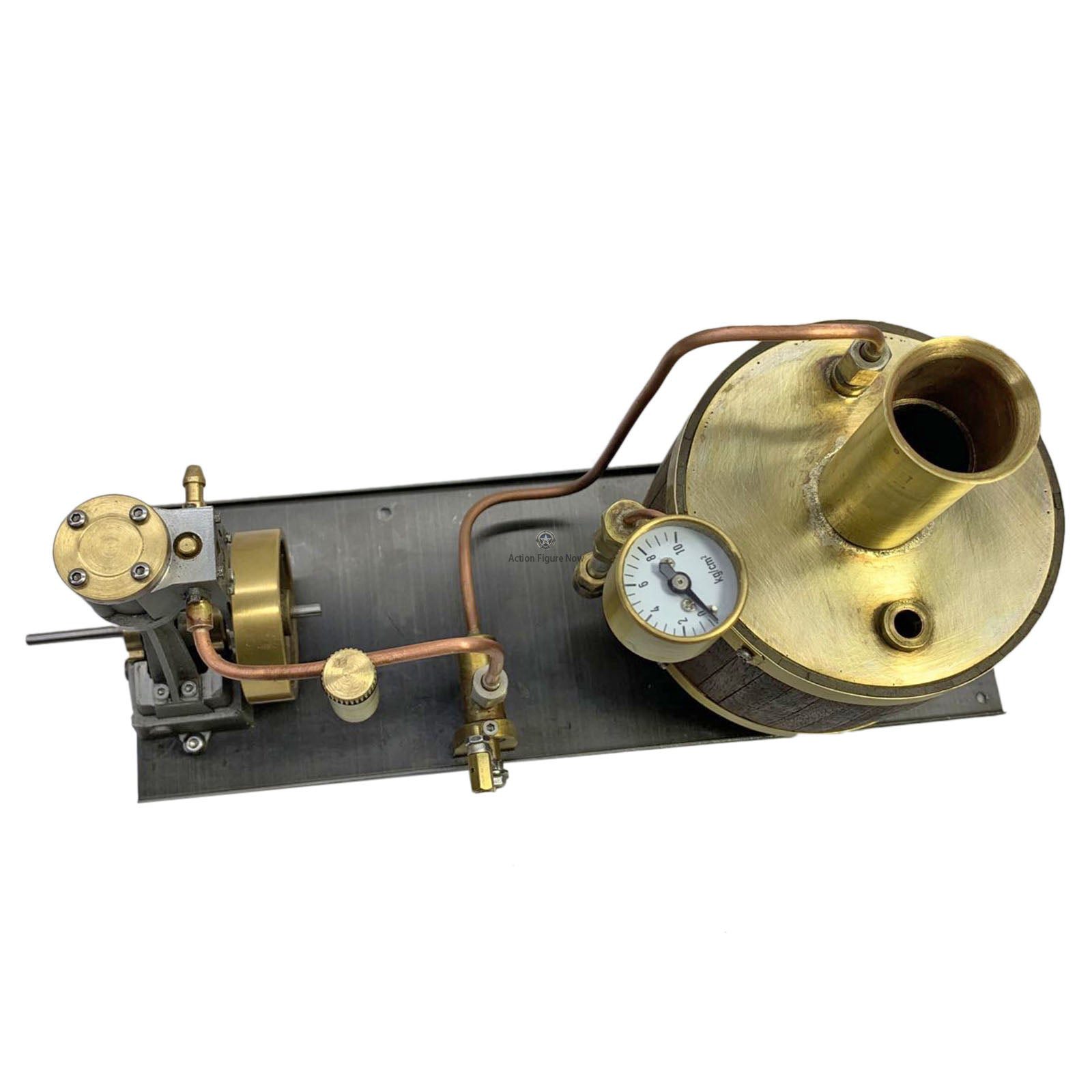 50-100cm Model Ship Mini Single Cylinder Steam Engine and Boiler Set 50-100cm Model Ship Mini Single Cylinder Steam Engine and Boiler Set