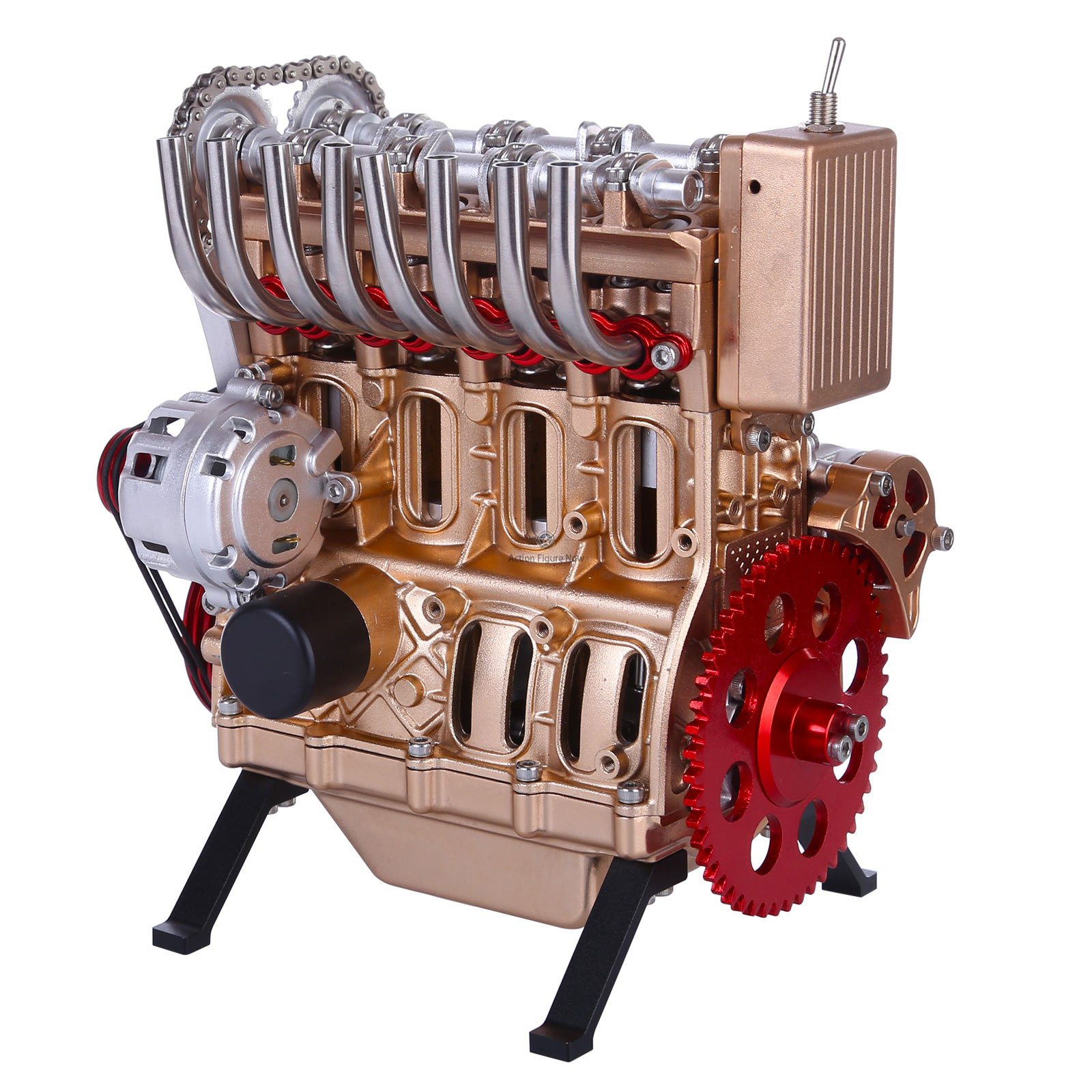 Teching Engine Assembly Kit: Full Metal 4-Cylinder Car Engine Building Kit for STEM Education and Gift Collection - Enginediy Teching Engine Assembly Kit: Full Metal 4-Cylinder Car Engine Building Kit for STEM Education and Gift Collection - Enginediy