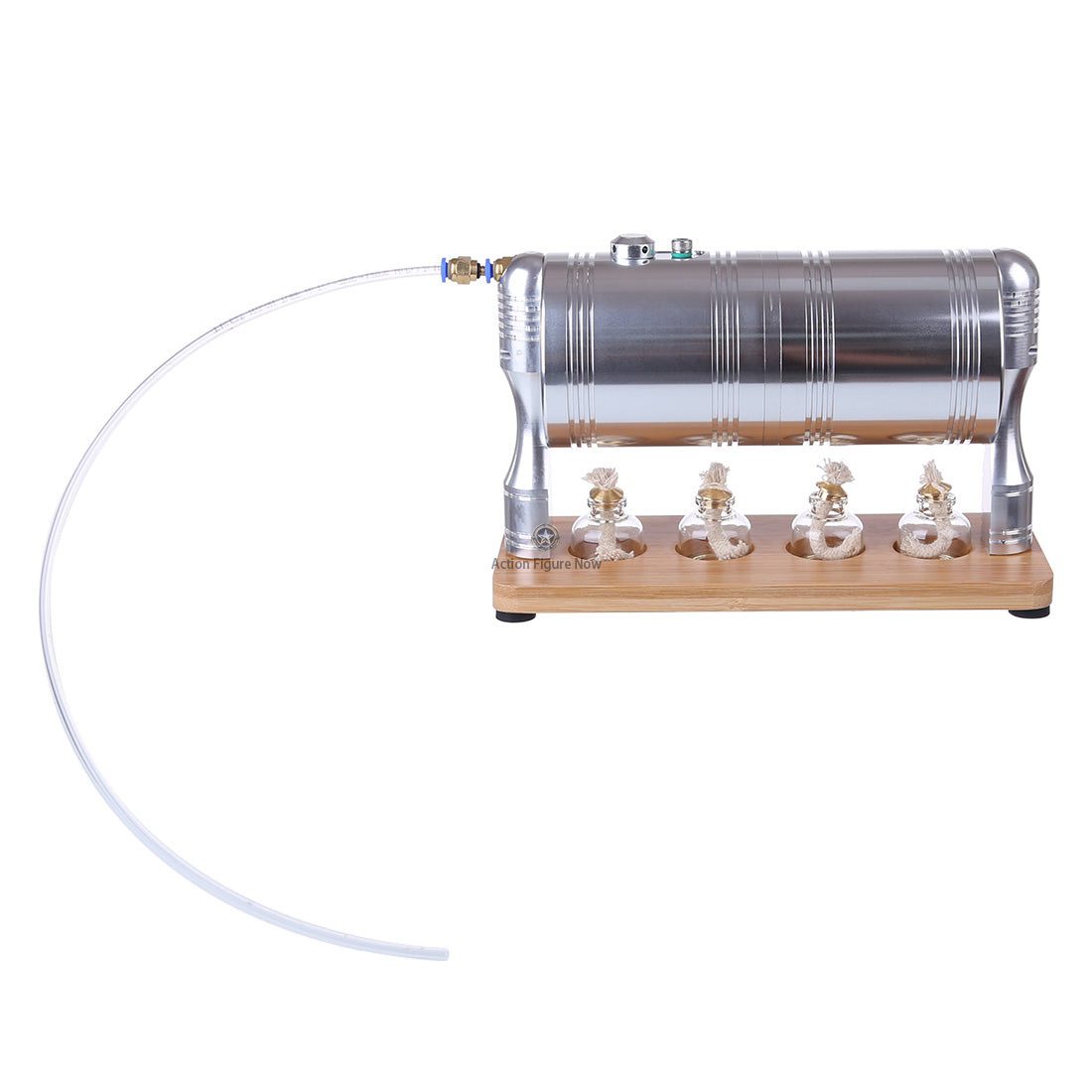 Full Metal Steam Generator Steam Heating Boiler with 4 Alcohol Lamps Steam Engine Model Kit Full Metal Steam Generator Steam Heating Boiler with 4 Alcohol Lamps Steam Engine Model Kit