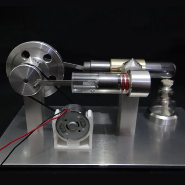 Mini Stirling Engine Kit: High-Speed Free-Piston Pocket Stirling Engine Model by Enginediy