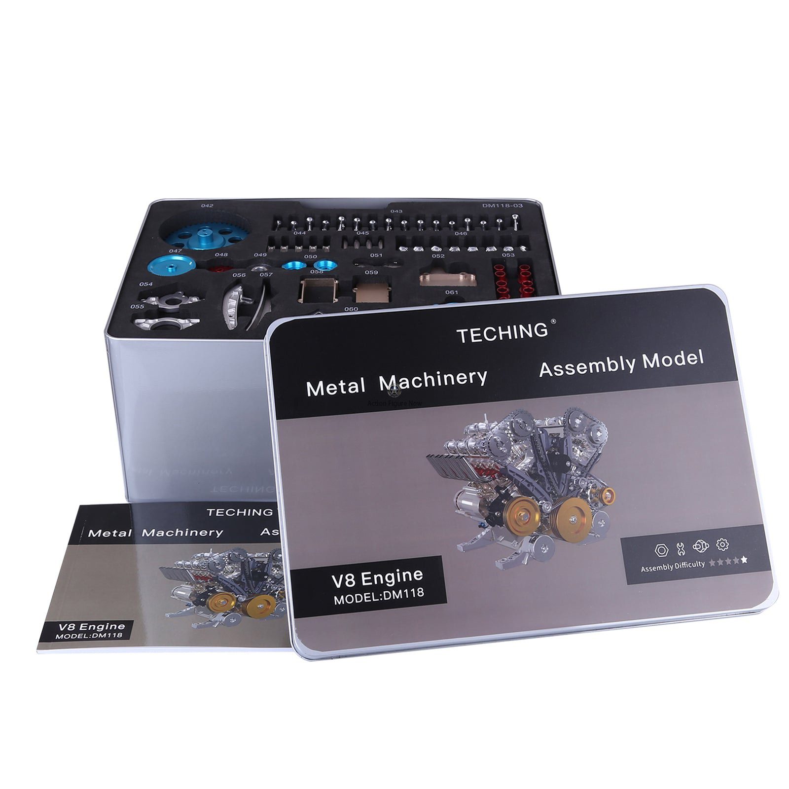 Working V8 Engine Model Kit: Build & Learn with 500+PCS Full Metal Car Engine, 1:3 Scale Working V8 Engine Model Kit: Build & Learn with 500+PCS Full Metal Car Engine, 1:3 Scale