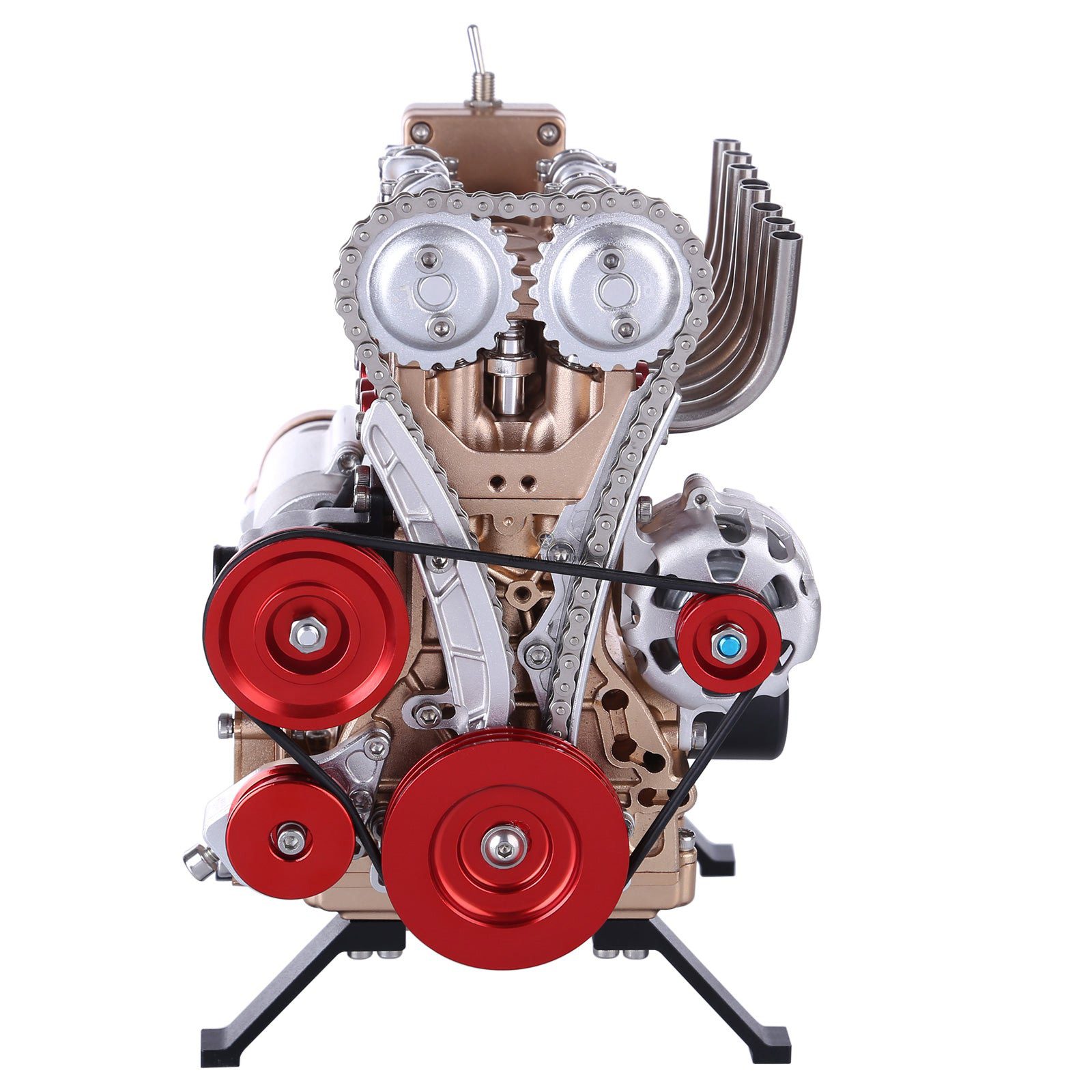 Teching Engine Assembly Kit: Full Metal 4-Cylinder Car Engine Building Kit for STEM Education and Gift Collection - Enginediy Teching Engine Assembly Kit: Full Metal 4-Cylinder Car Engine Building Kit for STEM Education and Gift Collection - Enginediy