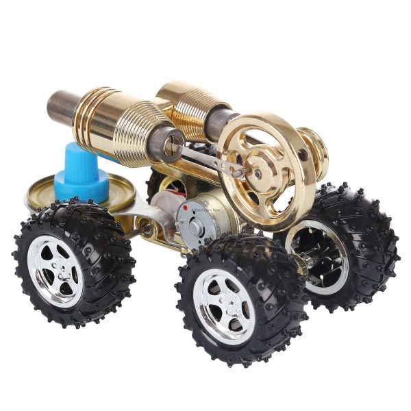 Stirling Engine Car STEM Education Toy - Interactive Stirling Vehicle Model Toy for Kids