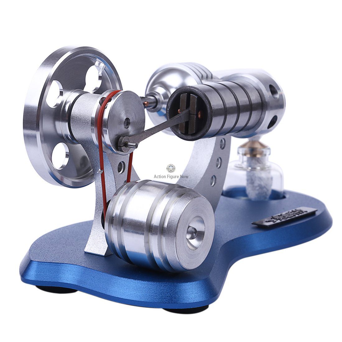 Hot Air Stirling Engine Kit with Generator and Alcohol Burner Hot Air Stirling Engine Kit with Generator and Alcohol Burner
