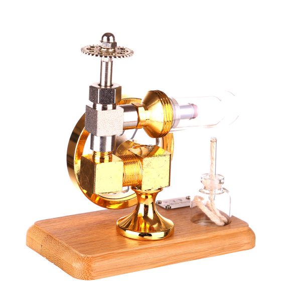 Adjustable Speed Free Piston Stirling Engine Model - Gift and Science Toy for Children and Adults