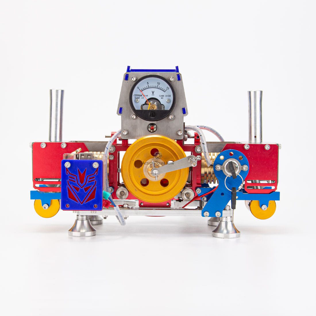 Opposed Twin Cylinder Flame-Fueled Vacuum Suction Stirling Power Generator Model Kit Opposed Twin Cylinder Flame-Fueled Vacuum Suction Stirling Power Generator Model Kit