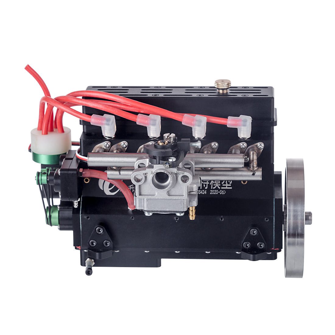 32cc Inline-4 Water-Cooled Petrol Engine for 1:5 Scale RC Car, Boat, and Airplane 32cc Inline-4 Water-Cooled Petrol Engine for 1:5 Scale RC Car, Boat, and Airplane