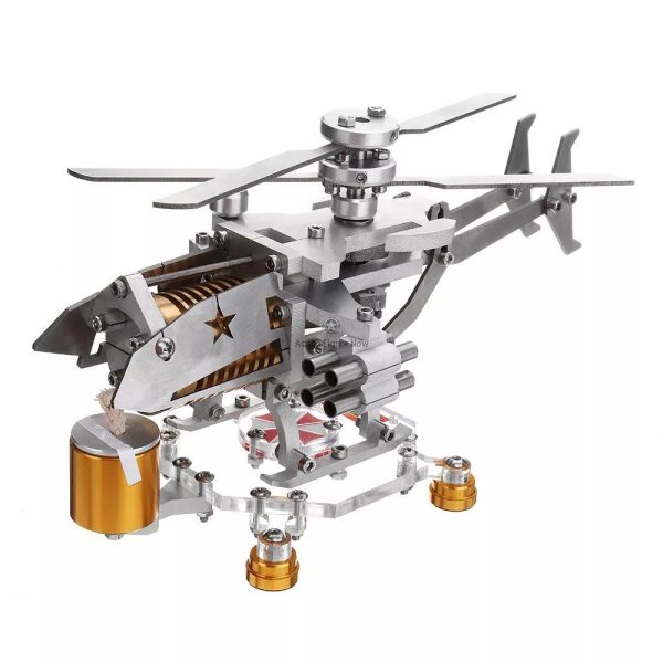 Helicopter Design Stirling Engine Kit with Vacuum Engine Model