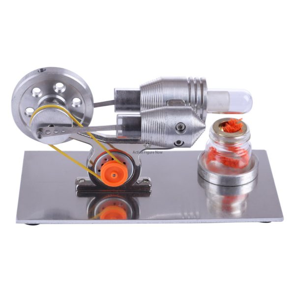 Stirling Engine Model Generator Kit with Colorful LED Light Show