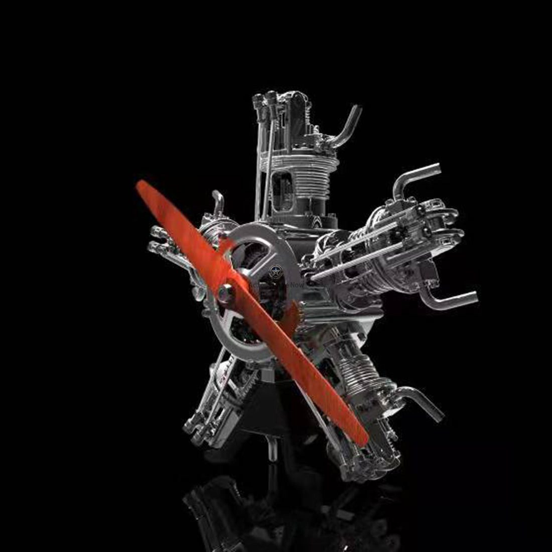 5-Cylinder Radial Engine Model Kit (Working Model) - 1:6 Scale Metal Assembly with 250+ Pieces 5-Cylinder Radial Engine Model Kit (Working Model) - 1:6 Scale Metal Assembly with 250+ Pieces