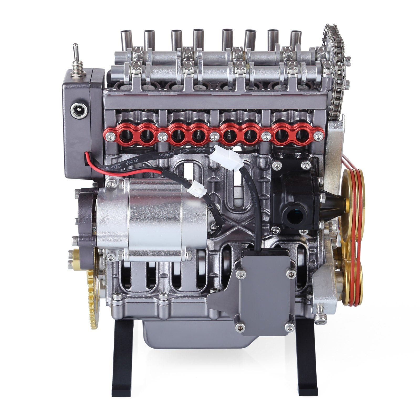 Teching Engine Assembly Kit: Full Metal 4-Cylinder Car Engine Building Kit for STEM Education and Gift Collection - Enginediy Teching Engine Assembly Kit: Full Metal 4-Cylinder Car Engine Building Kit for STEM Education and Gift Collection - Enginediy