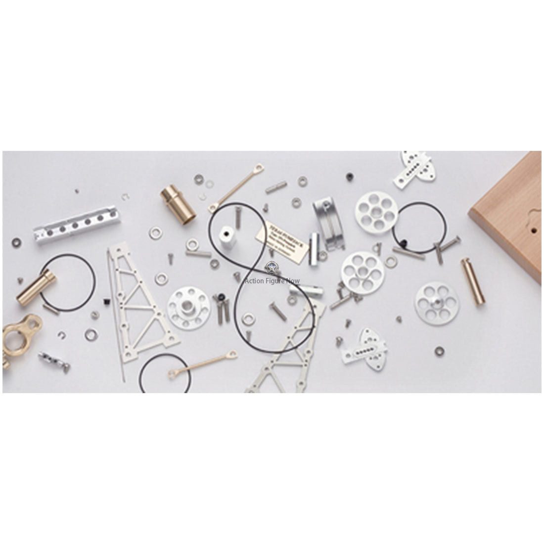 Stirling Engine DIY Assembly Kit (Linkage Device) - Runnable Oil Well Model (Metal) - Mechanical Crafts - Gift/Collection Stirling Engine DIY Assembly Kit (Linkage Device) - Runnable Oil Well Model (Metal) - Mechanical Crafts - Gift/Collection