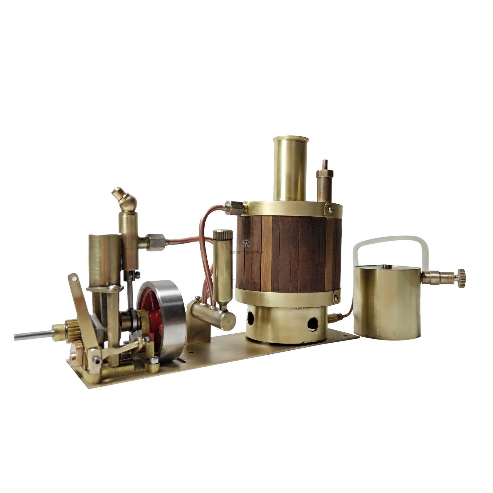 Mini Single Cylinder Steam Engine Kit with Boiler for Model Ships Under 50cm Mini Single Cylinder Steam Engine Kit with Boiler for Model Ships Under 50cm