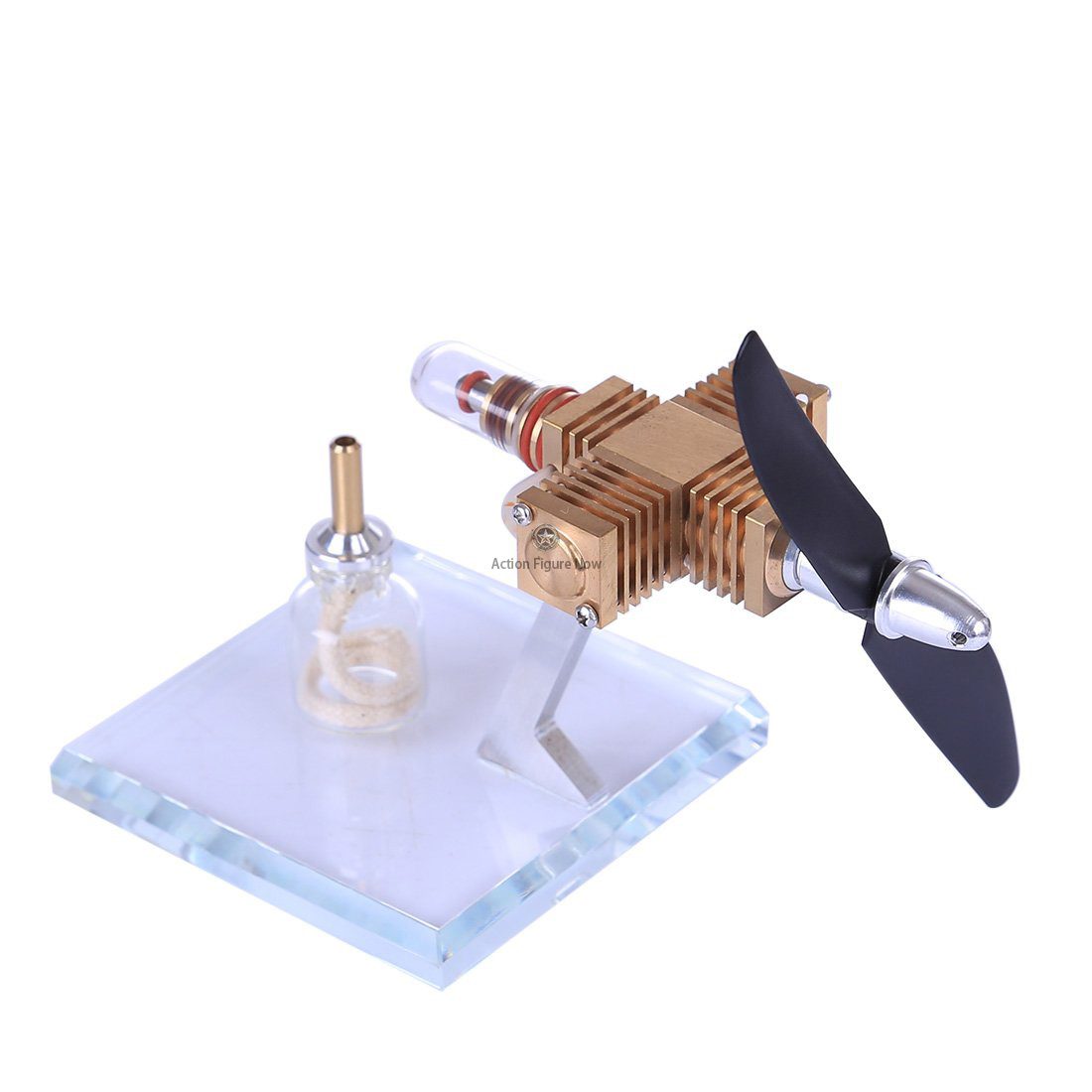 Aircraft Stirling Engine Kit: Mini Pocket Stirling Engine Power Generator Model Toy Aircraft Stirling Engine Kit: Mini Pocket Stirling Engine Power Generator Model Toy